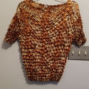 Animal print top